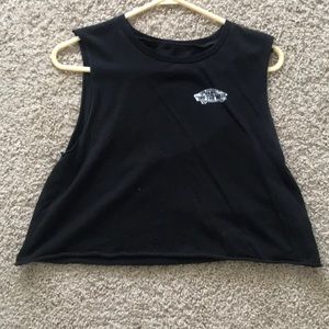 vans skater crop top